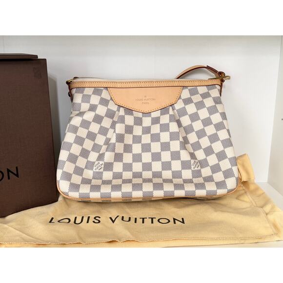 NEW Louis Vuitton Siracusa PM Damier Azur Crossbody Bag - Picture 2 of 15